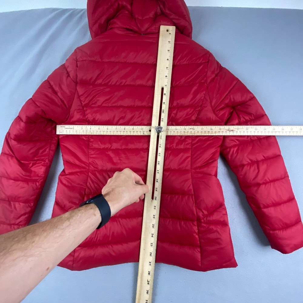 Barbour womens Coastal Collection Jacket 8 Quilted Red pockets NEW - Picture 12 of 16